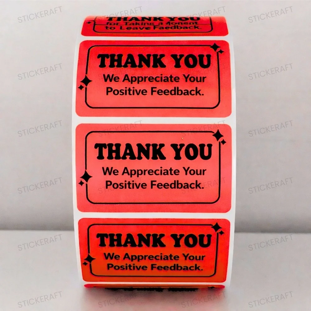 Thank You Stickers – Positive Feedback Labels for Poshmark Sellers NEW